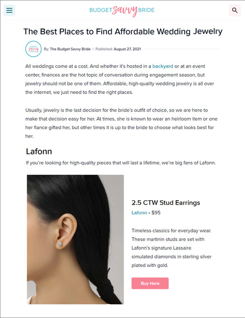 Lafonn on The Budget Savvy Bride