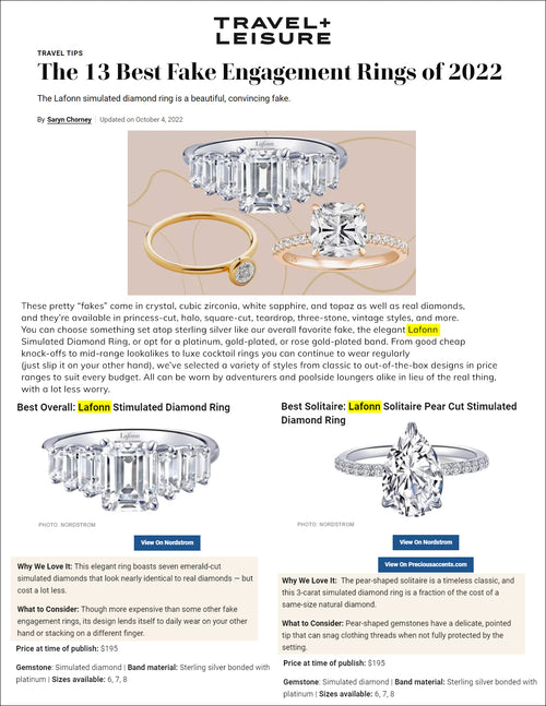 Lafonn on Travel + Leisure