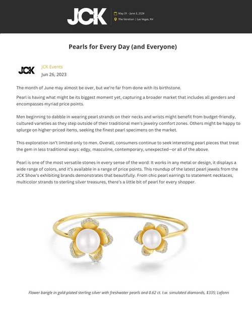 Lafonn on JCK Online