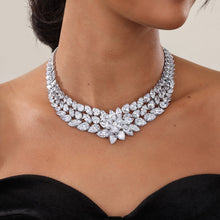 Load image into Gallery viewer, 142 CTW Statement Choker Necklace-8N006CLP