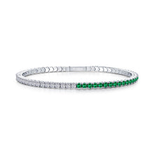 Load image into Gallery viewer, Emerald Harmony Flexible Bracelet-B0187CEP
