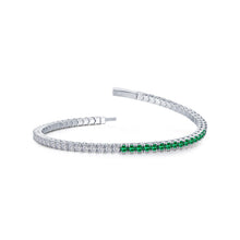 Load image into Gallery viewer, Emerald Harmony Flexible Bracelet-B0187CEP