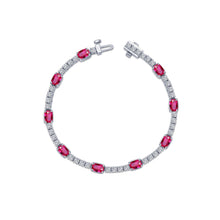 Load image into Gallery viewer, Regal Cushion-Cut Bracelet-B0206CRP