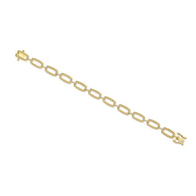 Load image into Gallery viewer, Rectangle Shape Cable Link Bracelet-B0215CLG