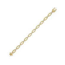 Load image into Gallery viewer, Marquise Shape Cable Link Bracelet-B0216CLG