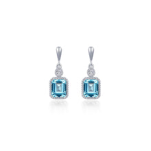 Load image into Gallery viewer, March Birthstone Earrings-BE007AQP