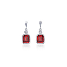 Load image into Gallery viewer, January Birthstone Earrings-BE007GNP
