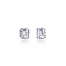 Load image into Gallery viewer, April Birthstone Solitaire Stud Earrings-BE008DAP