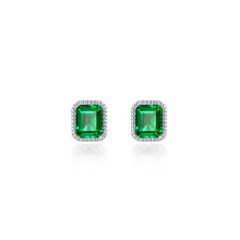 Load image into Gallery viewer, May Birthstone Solitaire Stud Earrings-BE008EMP