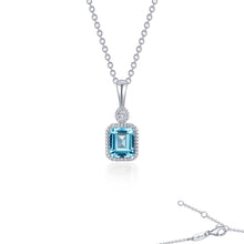 Load image into Gallery viewer, March Birthstone Necklace-BP009AQP