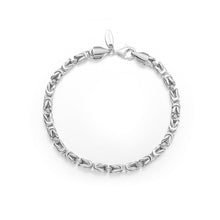 Load image into Gallery viewer, Zaria Byzantine Link Chain Bracelet-CB00012P