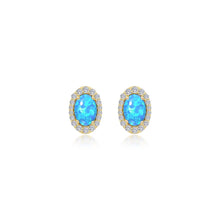 Load image into Gallery viewer, Vintage Inspired Oval Stud Earrings-E0323BOG