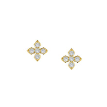 Load image into Gallery viewer, Dainty Maltese Cross Stud Earrings