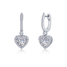 Load image into Gallery viewer, Mini Dangling Heart Earrings