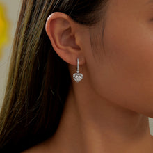Load image into Gallery viewer, Mini Dangling Heart Earrings