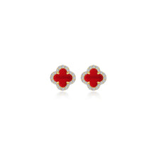 Load image into Gallery viewer, 0.4 CTW Halo Stud Earrings-E0609AGG