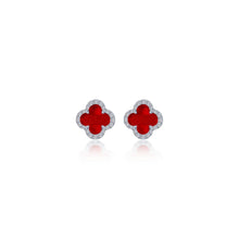 Load image into Gallery viewer, 0.4 CTW Halo Stud Earrings-E0609AGP