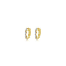 Load image into Gallery viewer, 11mm Huggie Hoop Earrings-E0620CLG