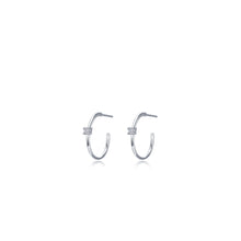 Load image into Gallery viewer, 15mm High Polished Hoop Earrings-E0628CLP