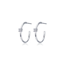 Load image into Gallery viewer, 25mm High Polished Hoop Earrings-E0629CLP