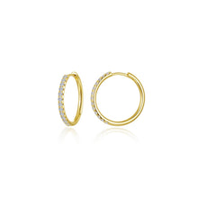 Load image into Gallery viewer, Medium Alina Round Hoop Earrings-E0685CLG