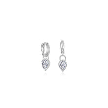 Load image into Gallery viewer, Pear Charm Molten Huggie Hoops-E0714CLP