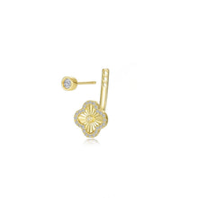 Load image into Gallery viewer, Clover Jacket Earrings-E2025CLG