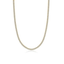 Load image into Gallery viewer, Slim Silhouette Tennis Necklace-N0019CLG