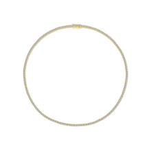 Load image into Gallery viewer, Slim Silhouette Tennis Necklace-N0019CLG