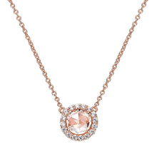 Load image into Gallery viewer, Rose-Cut Halo Necklace-N0073MGR
