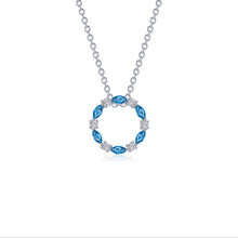 Load image into Gallery viewer, 1.45 CTW Open Circle Necklace-N0328BTP