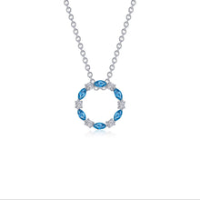 Load image into Gallery viewer, 1.45 CTW Open Circle Necklace-N0328BTP