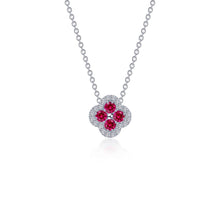 Load image into Gallery viewer, 0.65 CTW Flower Necklace-N0335CRP