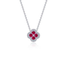 Load image into Gallery viewer, 0.65 CTW Flower Necklace-N0335CRP