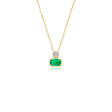 Load image into Gallery viewer, Regal Cushion-Cut Necklace-N0351CEG