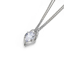 Load image into Gallery viewer, Double Chain Pear Necklace-N0360CLP