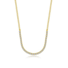 Load image into Gallery viewer, Hybrid Tennis Curb Chain-N0362CLG