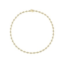 Load image into Gallery viewer, Teardrop Bezel Line Necklace-N0380CLG