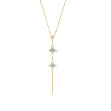 Load image into Gallery viewer, Magnolia Blossom Lariat Necklace