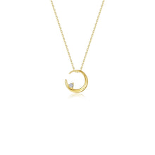 Load image into Gallery viewer, Crescent Moon Necklace-N2031CLG