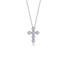 Load image into Gallery viewer, 1.02 CTW Cross Pendant Necklace-P0224CLP