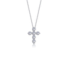 Load image into Gallery viewer, 1.02 CTW Cross Pendant Necklace-P0224CLP
