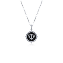 Load image into Gallery viewer, Voyager Anchor Pendant Necklace-P0323OXP