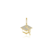 Load image into Gallery viewer, Grad Cap Pendant Charm-P0332CLG