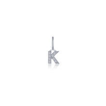 Load image into Gallery viewer, Letter K Charm Pendant-P2040CPK