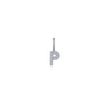 Load image into Gallery viewer, Letter P Charm Pendant-P2040CPP