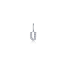 Load image into Gallery viewer, Letter U Charm Pendant-P2040CPU