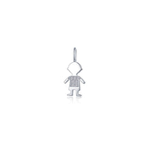 Load image into Gallery viewer, Silhouette Boy Pendant Charm -P2042CLP