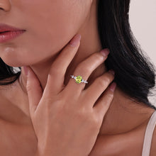 Load image into Gallery viewer, 3.66 CTW Canary Oval Solitaire Ring-R0540CAP