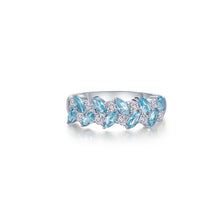 Load image into Gallery viewer, Blue Leaf Canopy Ring-R0548BTP